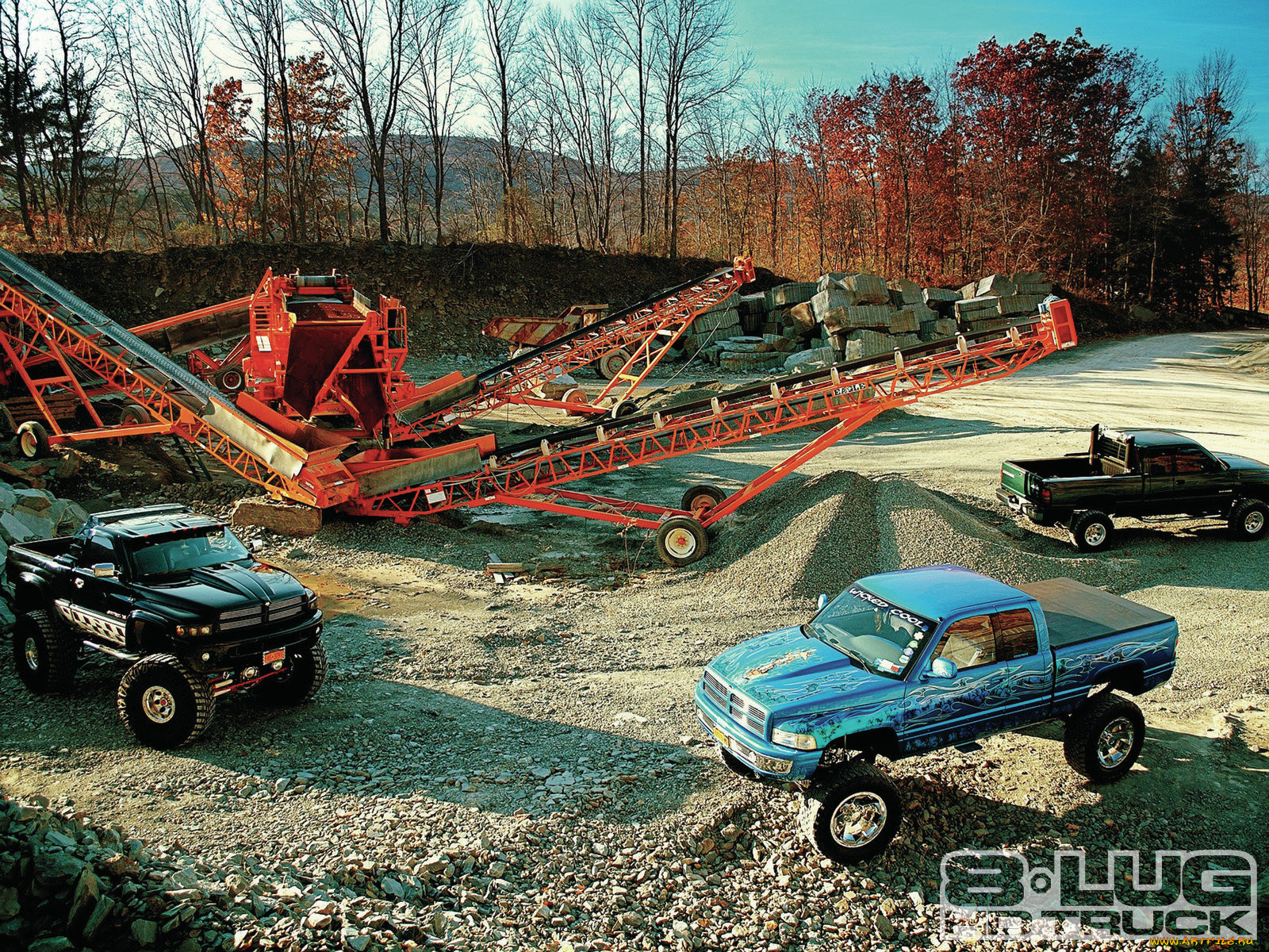 , custom, pick, up, dodge